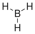 Structural formula of borane