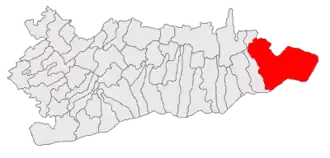 Location in Călărași County