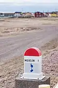 Milestone to Miquelon village