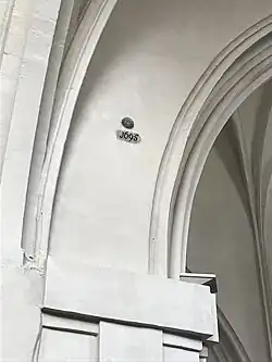 Cannonball from the bombardment of Brussels in 1695