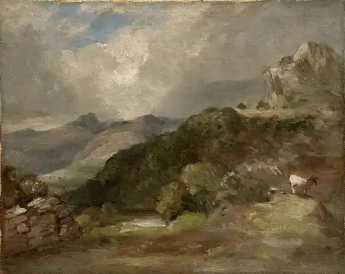 Bow Fell, Cumberland by John Constable, 1807