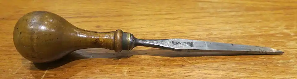 Swedish bradawl from around 1900.