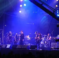 Live on stage in 2016