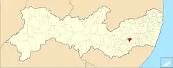 Location of Ibirajuba in Pernambuco