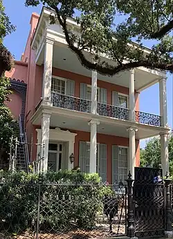 Brevard-Rice House, Garden District, New Orleans, by James Calrow, 1857[101]