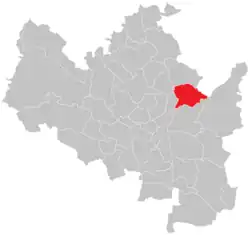 Location of Maloměřice in Brno
