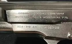 Browning BDA, 2002 Production Date based on serial number