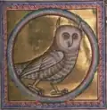 Folio 50 - Eagle Owl (detail)