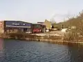 Commercial buildings by the canal at Horsenden Hill