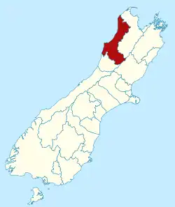 Buller district in the South Island