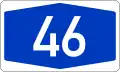 Bundesautobahn 46 number.svg
