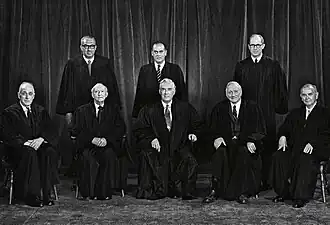 Burger Court, (June 23, 1969 – June 9, 1970)