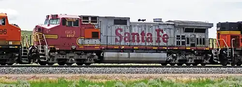 Santa Fe #664 in Wyoming (since sold off to GECX)