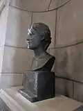 Bust of Willa Cather in the Nebraska Hall of Fame, 1962.