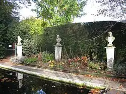 Busts of Ralph Cudworth, John Milton and Nicholas Saunderson