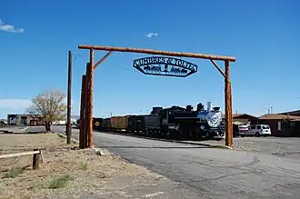 The entrance to the C&TS yard in Antonito, October 2012