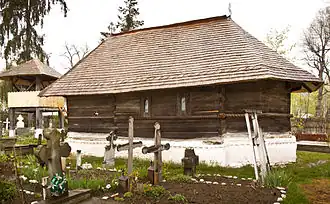 Wooden church in Cârstieni