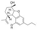 Chemical structure of C3-cannabielsoin.