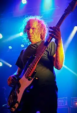 Dean performing in 2023