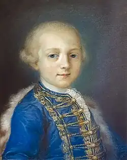 Ritratto di un bambino nobile - Gian Antonio Lazzari