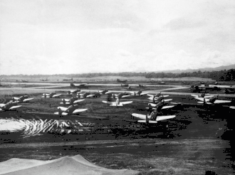 The Cactus Air Force at Henderson Field, Guadalcanal in October 1942