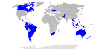 Cairns Group countries in blue