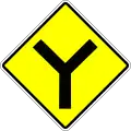 Y-junction ahead