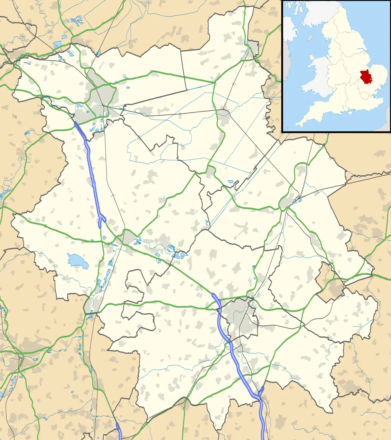 Keyston is located in Cambridgeshire
