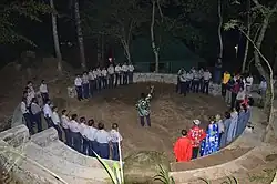 Camp fire circle