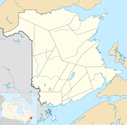 Belledune is located in New Brunswick
