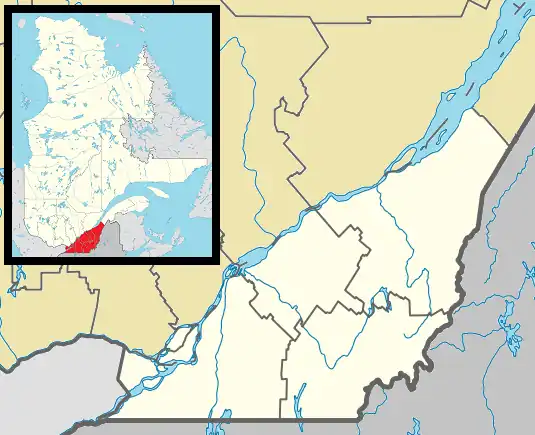 Napierville is located in Southern Quebec