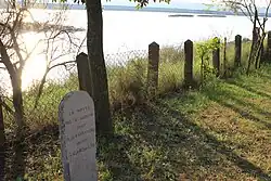 A memorial stone commemorating Garibaldi's stay, September 2016