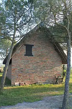 The back wall of the Capanno Garibaldi, April 2016