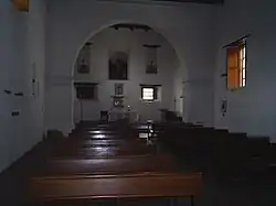 Inside the Chapel erected in the Honor of Our Lady of the Mountain.
