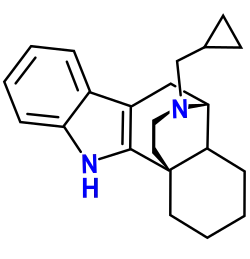Chemical structure of carbazocine.
