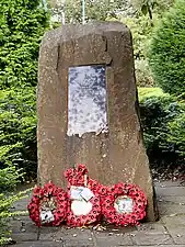 Cardiff City Falklands Conflict Memorial for the 7 servicemen from Cardiff who died during the Falklands War.