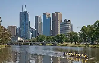 Carey Boat Crew on Yarra River in 2008