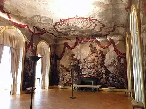 Surrealist ballroom of the Hôtel de Wendel (1924)