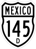 Federal Highway 145D shield