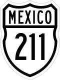 Federal Highway 211 shield