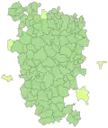 Map of the communes of the Morvan Regional Natural Park
