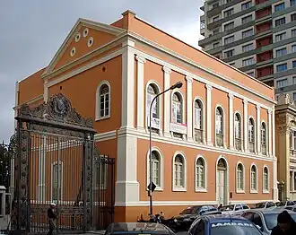Casa da Junta, whose first-floor dates back to 1790, and is therefore considered the oldest remaining building from the colonial period