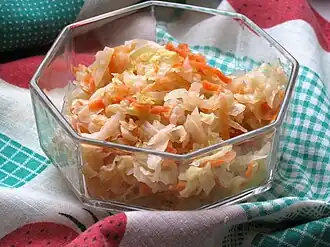 Eastern European-style sauerkraut