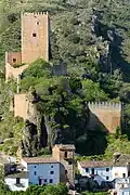 Castillo de la Yedra, viewed from town.