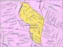 Census Bureau map of Rochelle Park, New Jersey