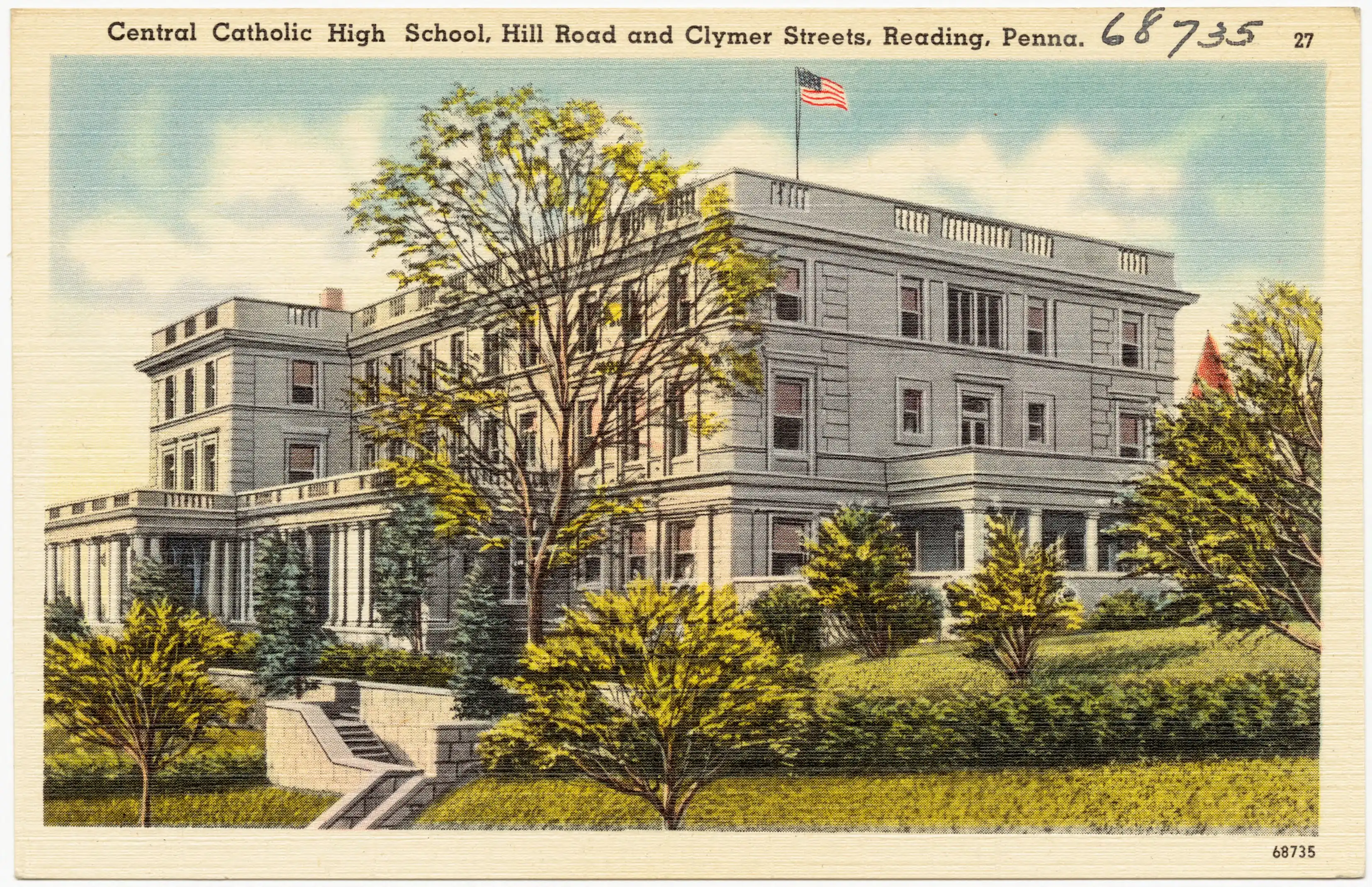 Center Catholic High School, Hill Road and Clymer streets, Reading, Penna (68735)