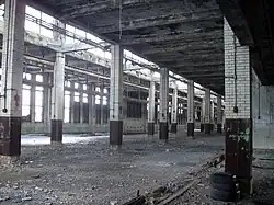 Interior of the Mail Building on the Central Terminal grounds.