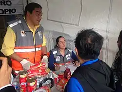 Collection Center for the victims of the earthquake, Mexico City City Hall