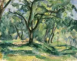 Sous-bois (Underwood) by Paul Cézanne, c. 1890-1892[a]