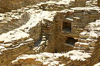 Chaco Kiva Detail, Chaco Culture National Historic Park, New Mexico
